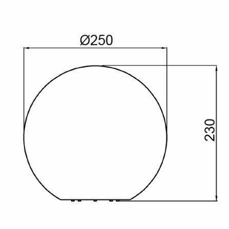 Deko-Light Kugelleuchte, Kugelleuchte 300 mm, 1x max. 23 W E27, Weiß, 220-240 V/AC, 50 / 60 Hz