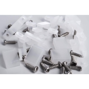 Mechanisches Montagezubehör, Montageset für IP65/IP67 Stripes mit Außenmaß 11-12 mm