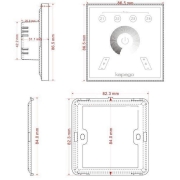 Deko-Light, Steuerung RF, Touchpanel RF Single, 2.00 W, 220-240 V/AC