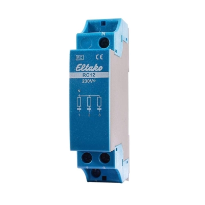 Eltako Elektrisches Montagezubehör, Eltako RC Löschglied 3-fach RC12-230V, Tiefe: 90 mm, Breite: 70 mm, Höh