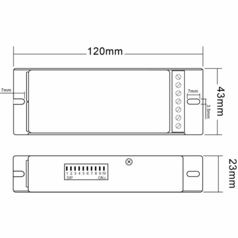 Deko-Light Deko-Light, Niedervolt DMX Dimmer (CV, DC), LED Dimmer R-DMX 3+1, Spannungskonstant, DMX512, 384.00