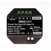 Deko-Light, Dimmer Hochvolt RF-smart, RF-smart, Triac-Dimmer, 230V, 300W, IP20, Spannungskonstant, M