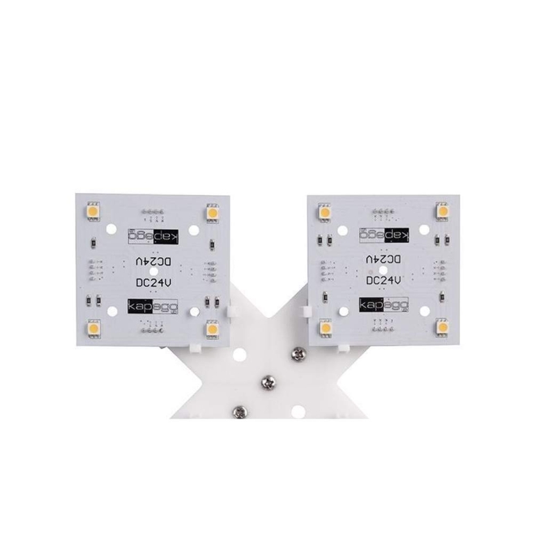 Deko-Light Modular System, Modular Panel II 65x65 mm, 1,5 W, RGB, Weiß, Spannungskonstant, 24 V/DC