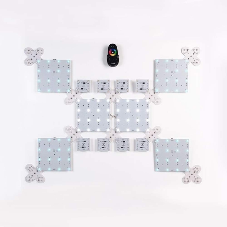 Deko-Light Modular System, Modular Panel II 166x166 mm, 5,5 W, 3200 K, Weiß, Spannungskonstant, 24 V/DC