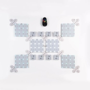 Modular System, Modular Panel II 166x166 mm, 5,5 W, RGB, Weiß, Spannungskonstant, 24 V/DC