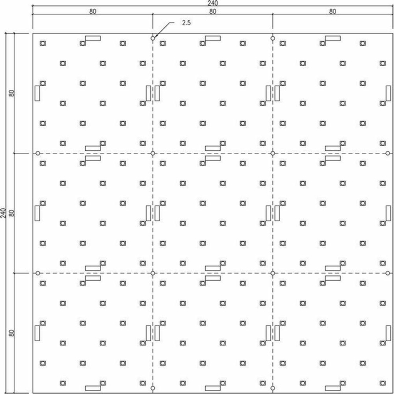 Deko-Light Modular System, Modular Panel Flex 240x240 mm, 24 W, RGB, Weiß, Spannungskonstant, 24 V/DC