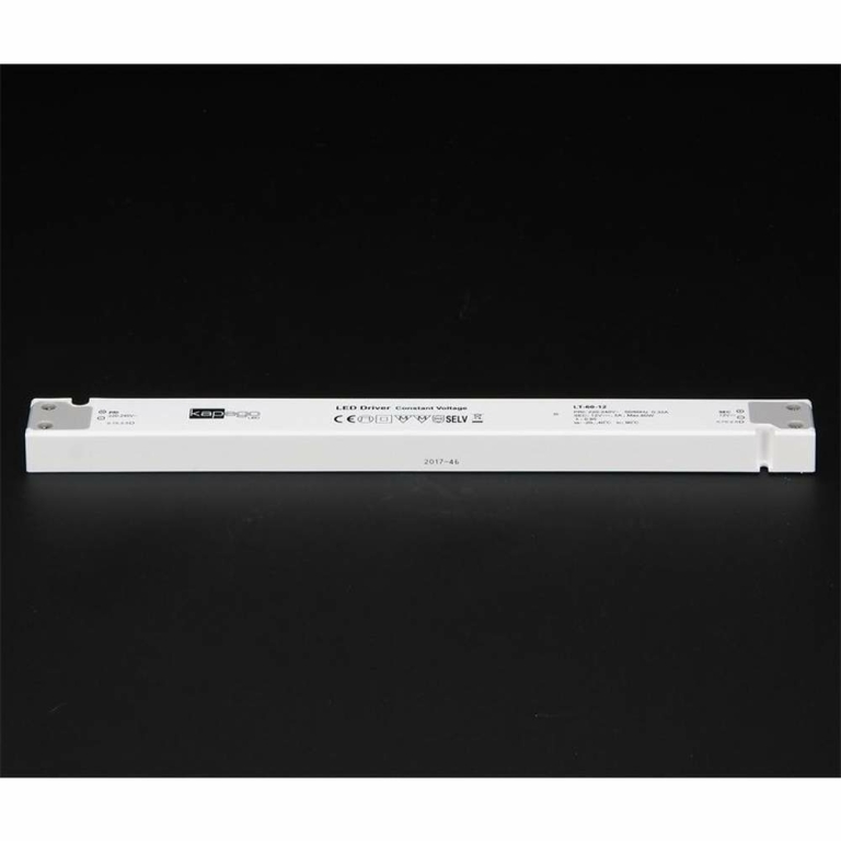 Deko-Light Deko-Light, Netzgerät (CV, DC), LONG-FLAT, CV, LT-60-12, Spannungskonstant, 60.0 W, 220-240 V/AC, Au