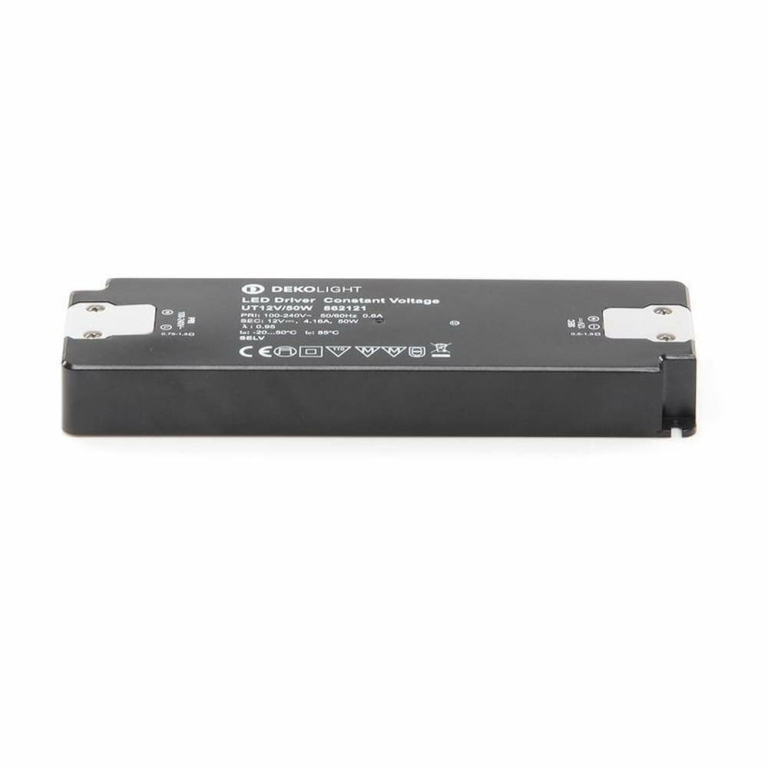 Deko-Light Deko-Light, Netzgerät (CV, DC), FLAT, CV, UT12V/50W, Spannungskonstant, 50.0 W, 100-240 V/AC, Ausgan