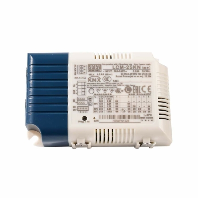 Meanwell Meanwell, Netzgerät (CC, DC) dimmbar, DIM, Multi CC, LCM-25KN - KNX, Stromkonstant, KNX, 18,9 W / 25