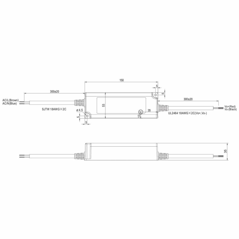 Meanwell Meanwell, Netzgerät (CV, DC) dimmbar, PWM-60-24BLE Casambi, Spannungskonstant, Casambi, 60.0 W, 90-3