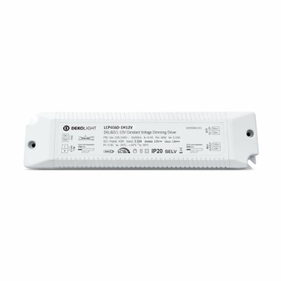 Deko-Light Deko-Light, Netzgerät (CV, DC) dimmbar, BASIC, DIM, CV, LCP40AD-1H12V, Spannungskonstant, DALI 2.0 /