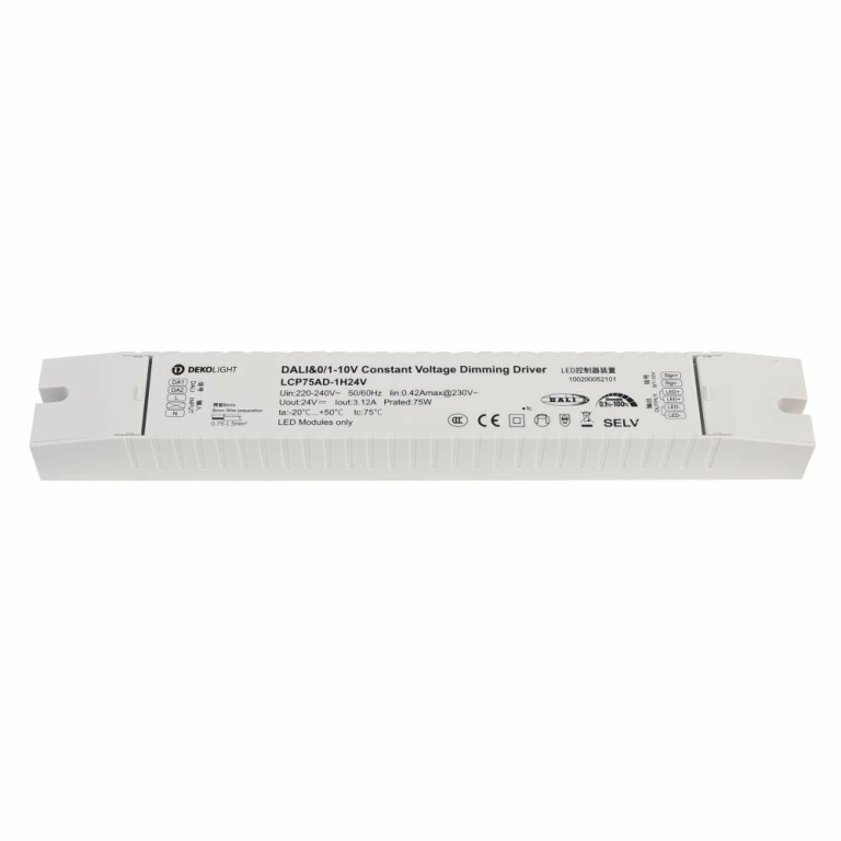 Deko-Light Deko-Light, Netzgerät (CV, DC) dimmbar, BASIC, DIM, CV, LCP75AD-1H24V, Spannungskonstant, DALI 2.0 /