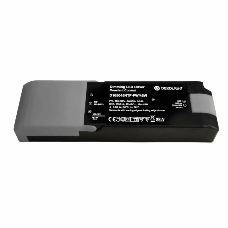 Deko-Light Deko-Light, Netzgerät (CC, DC) dimmbar, QUICK, CC, 1050mA, 25-40V, 42W, Stromkonstant, Mit Phasenabs