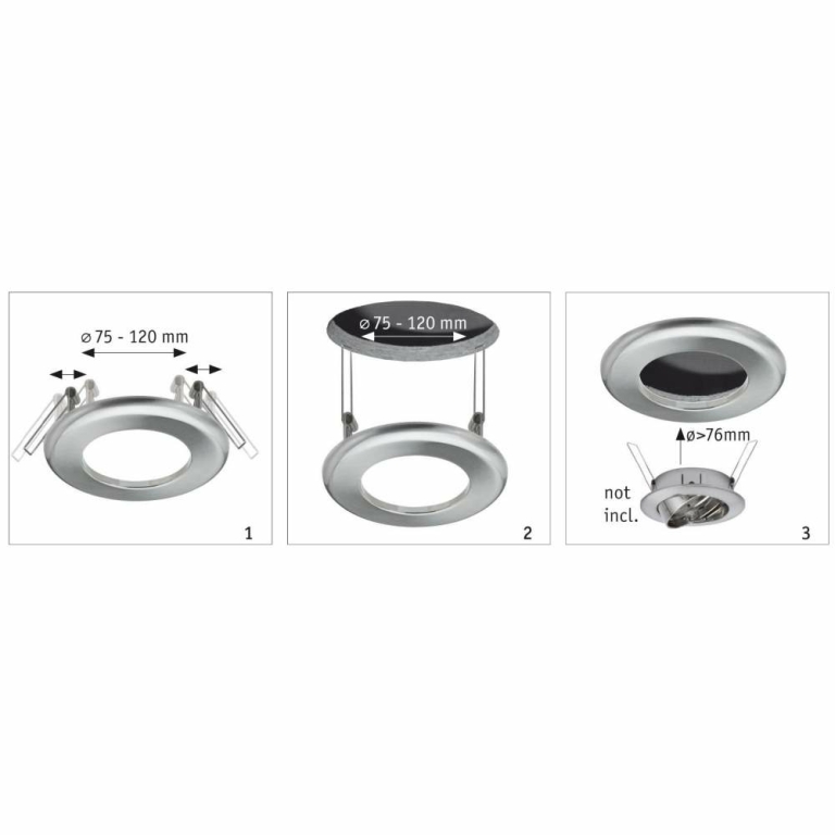 Paulmann Einbauleuchten-Einbauadapter Ø 130 mm