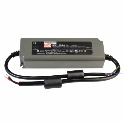 Meanwell Meanwell, Netzgerät (CV, DC), CV, NPF-120-24, Spannungskonstant, 120.0 W, 90-305 V/AC, Ausgangsspann