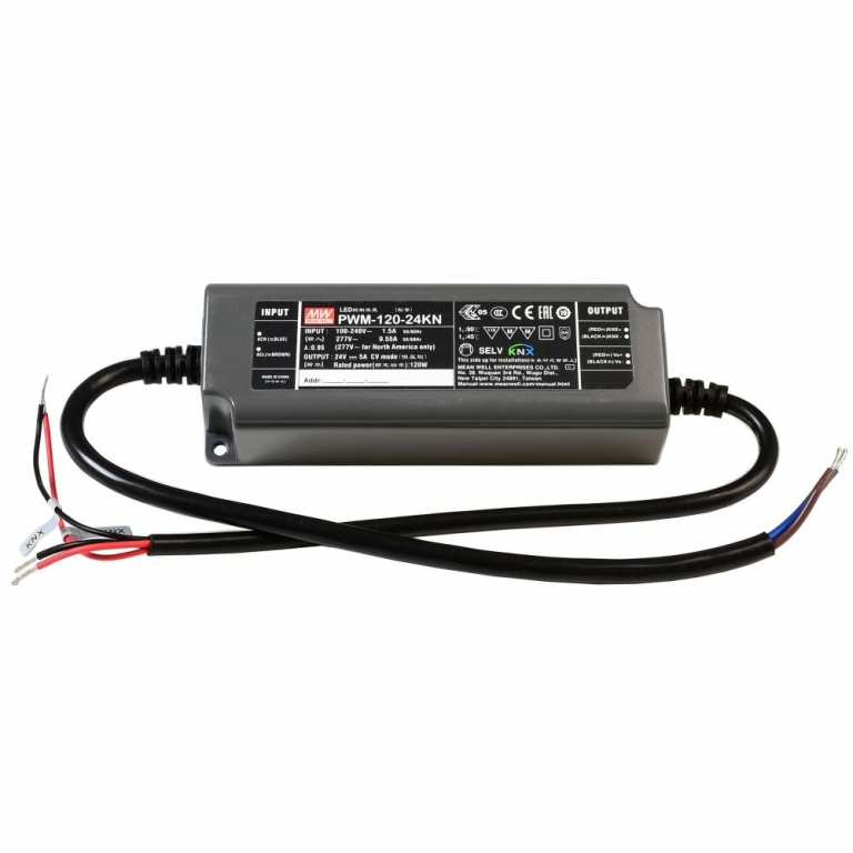 Meanwell Meanwell, Netzgerät (CV, DC) dimmbar, CV, PWM-120-24KN, Spannungskonstant, KNX, 120.0 W, 90-305 V/AC