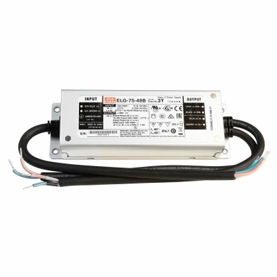Meanwell Meanwell, Netzgerät (CV, DC) dimmbar, DIM, CV, ELG-75-48B, Spannungskonstant, 0-10 V<br/>1-10 V, 75.