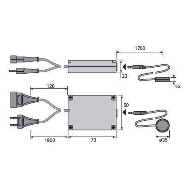Deko-Light Deko-Light, Lichtsteuerung Komponenten, Magic Switch, 250.00 W, 220-240 V/AC