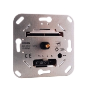 Elektrisches Montagezubehör, Dimmer Phasenabschnitt, Tiefe: 83.5 mm, Breite: 83.5 mm, Höhe: 43.5 mm,