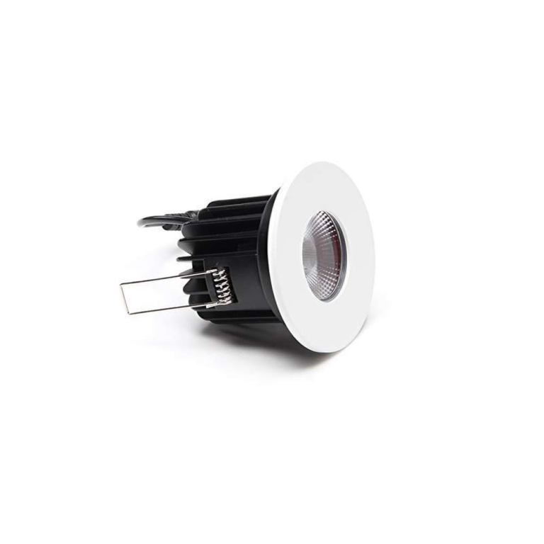 Deko-Light Mechanisches Systemzubehör, Abdeckung Weiß matt rund für COB 68 IP65 + Mizar II, Höhe: 4 mm, Durchme