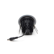 Mechanisches Systemzubehör, Abdeckung Weiß matt rund für COB 68 IP65 + Mizar II, Höhe: 4 mm, Durchme