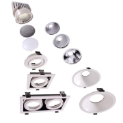 Mechanisches Systemzubehör, Waben Filter für Modular System COB, Höhe: 3 mm, Durchmesser: 75 mm