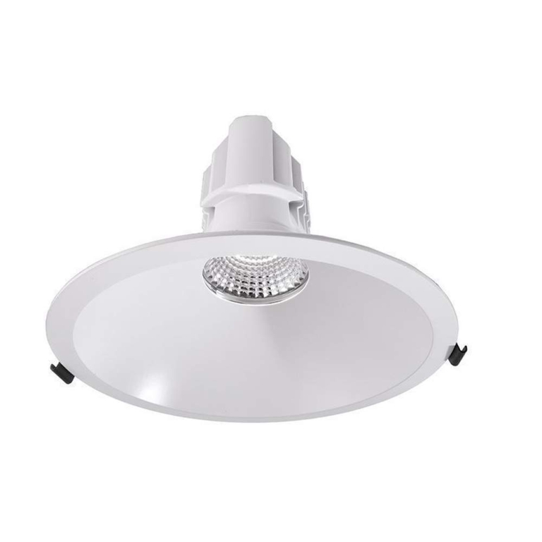 Deko-Light Mechanisches Systemzubehör, 230 mm Einbauring für Modular System COB, Höhe: 80 mm, Durchmesser: 230
