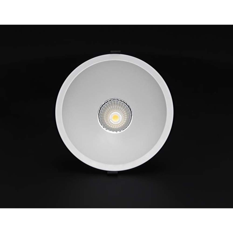 Deko-Light Mechanisches Systemzubehör, 230 mm Einbauring für Modular System COB, Höhe: 80 mm, Durchmesser: 230