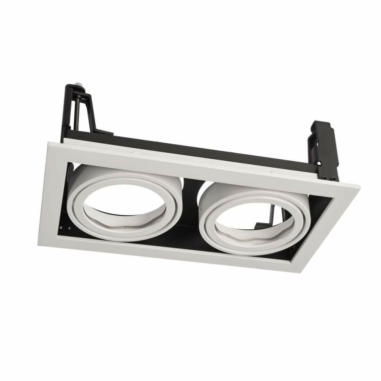 Deko-Light Mechanisches Systemzubehör, Kardanrahmen für Modular System COB, Tiefe: 140 mm, Breite: 257 mm, Höhe