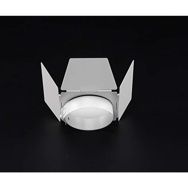 Deko-Light Mechanisches Systemzubehör, Torblende weiß, Luna 20/30, Breite: 230 mm, Höhe: 90 mm, Durchmesser: 85
