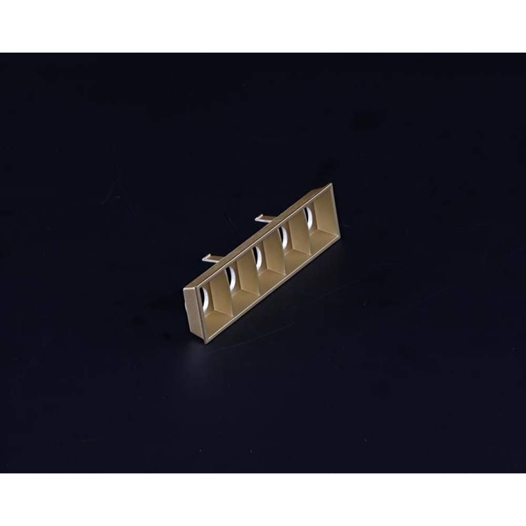 Deko-Light Mechanisches Systemzubehör, Ceti 5 Reflektor Gold, Tiefe: 123 mm, Breite: 22 mm, Höhe: 30 mm