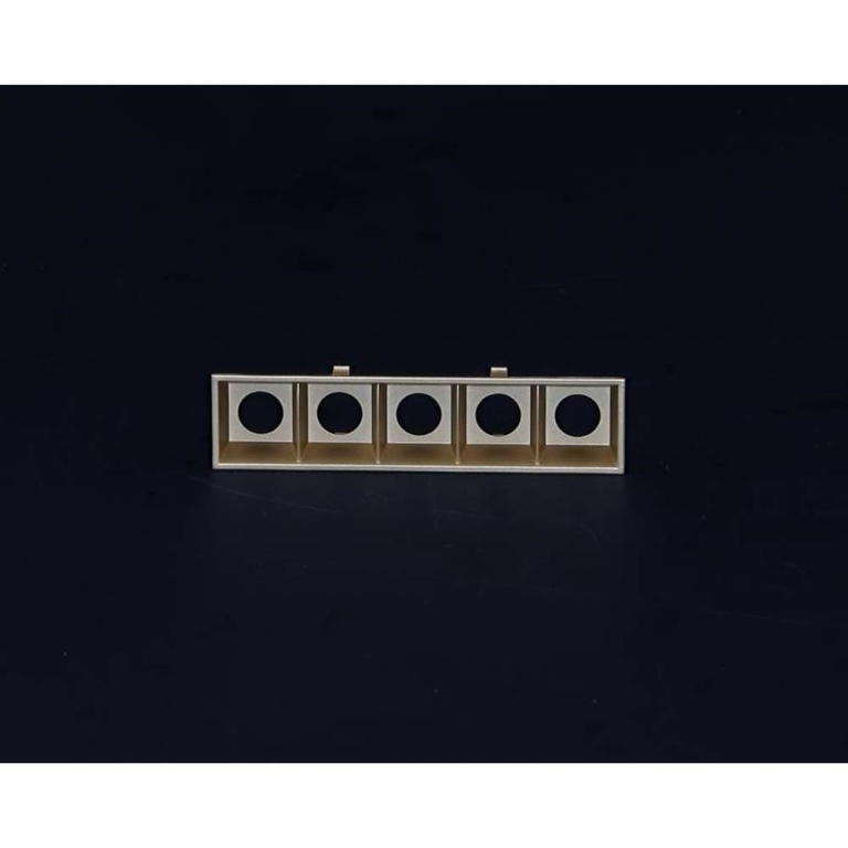 Deko-Light Mechanisches Systemzubehör, Ceti 5 Reflektor Gold, Tiefe: 123 mm, Breite: 22 mm, Höhe: 30 mm