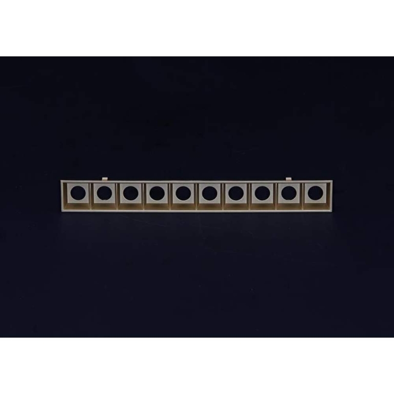 Deko-Light Mechanisches Systemzubehör, Ceti 10 Reflektor Gold, Tiefe: 243 mm, Breite: 22 mm, Höhe: 30 mm