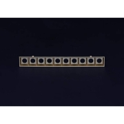 Mechanisches Systemzubehör, Ceti 10 Reflektor Gold, Tiefe: 243 mm, Breite: 22 mm, Höhe: 30 mm