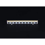 Mechanisches Systemzubehör, Ceti 10 Reflektor Gold, Tiefe: 243 mm, Breite: 22 mm, Höhe: 30 mm