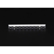 Mechanisches Systemzubehör, Ceti 10 Reflektor Silber, Tiefe: 243 mm, Breite: 22 mm, Höhe: 30 mm