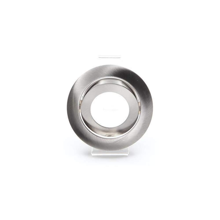 Deko-Light Mechanisches Systemzubehör, Rahmen für Lesath rund, brushed, Höhe: 22 mm, Durchmesser: 90 mm