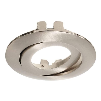 Deko-Light Mechanisches Systemzubehör, Rahmen für Lesath rund, brushed, Höhe: 22 mm, Durchmesser: 90 mm