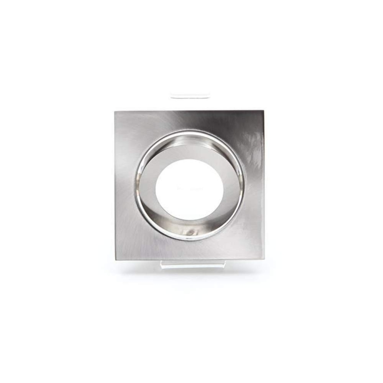 Deko-Light Mechanisches Systemzubehör, Rahmen für Lesath eckig, brushed, Tiefe: 90 mm, Breite: 90 mm, Höhe: 22