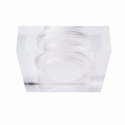 Mechanisches Systemzubehör, Acrylring quadratisch 90x90mm, COB 68, M58, Tiefe: 90 mm, Breite: 90 mm,