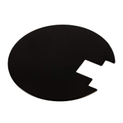 Mechanisches Systemzubehör, Abdeckung Hinten Schwarz für Serie Uni II Mini, Höhe: 0.8 mm, Durchmesse