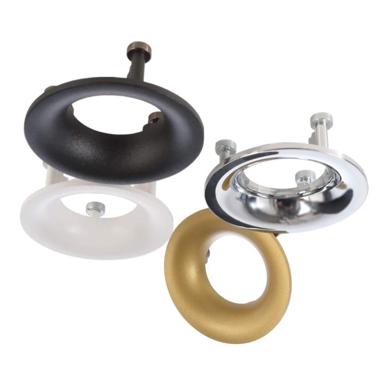 Deko-Light Mechanisches Systemzubehör, Reflektor Ring Gold für Serie Uni II Mini, Höhe: 21 mm, Durchmesser: 59