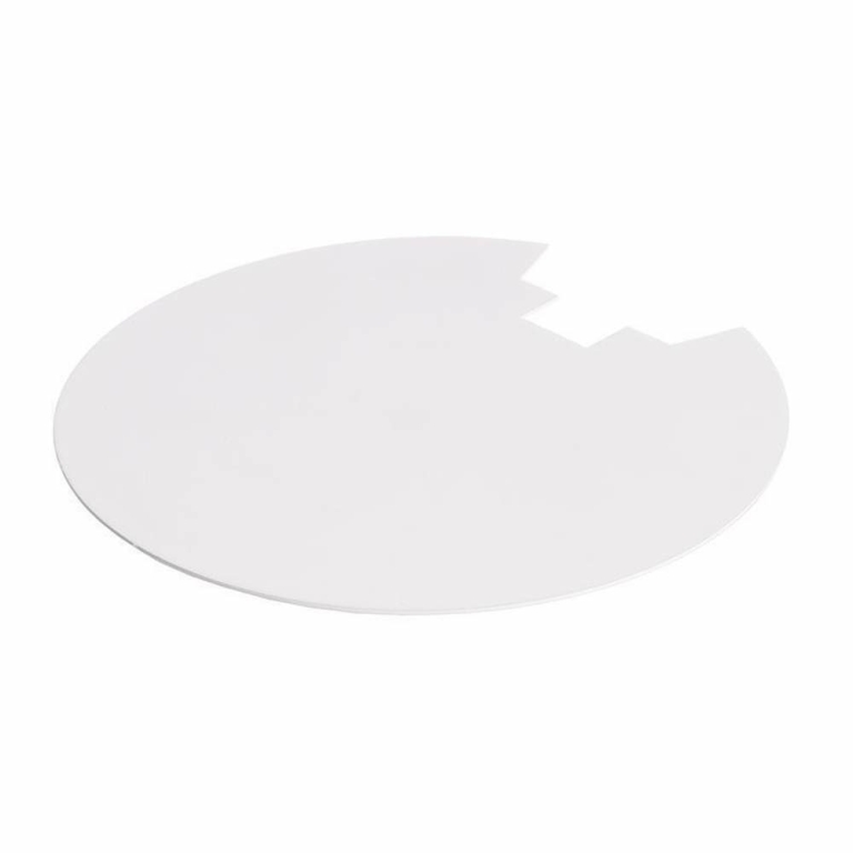 Deko-Light Mechanisches Systemzubehör, Abdeckung Hinten Weiß für Serie Uni II, Höhe: 0.6 mm, Durchmesser: 95 mm
