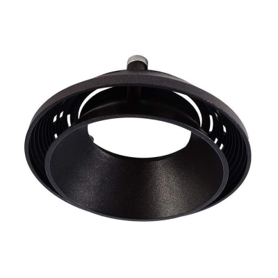Deko-Light Mechanisches Systemzubehör, Reflektor Ring II Schwarz für Serie Uni, Höhe: 31 mm, Durchmesser: 89 mm