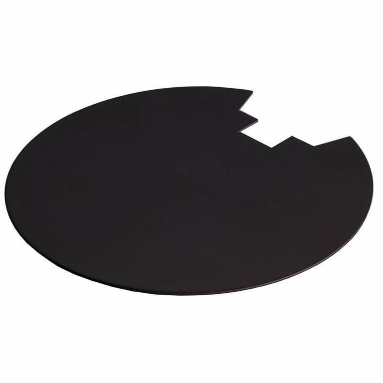 Deko-Light Mechanisches Systemzubehör, Abdeckung Hinten Schwarz für Serie Uni II Max, Höhe: 0.6 mm, Durchmesser