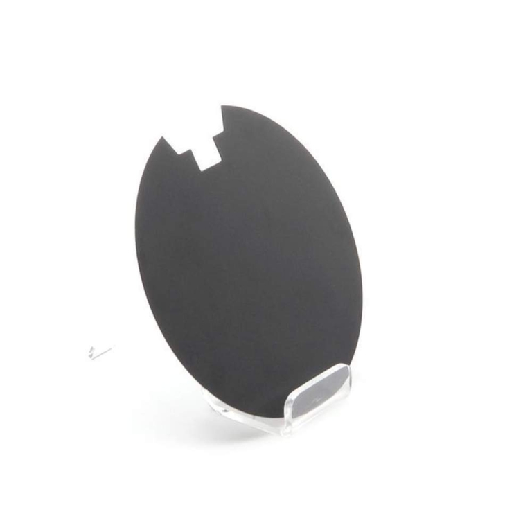 Deko-Light Mechanisches Systemzubehör, Abdeckung Hinten Schwarz für Serie Uni II Max, Höhe: 0.6 mm, Durchmesser