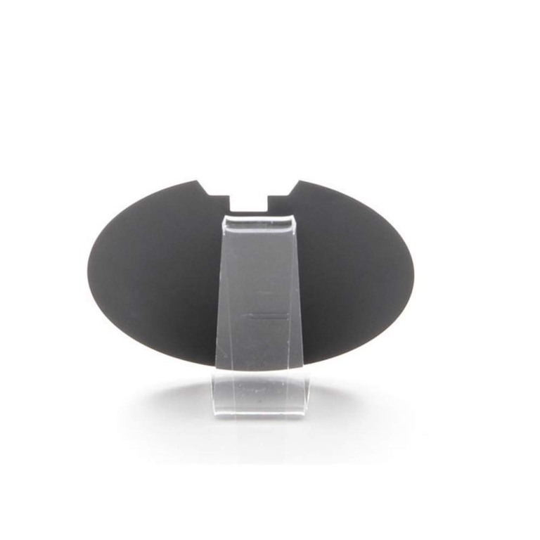 Deko-Light Mechanisches Systemzubehör, Abdeckung Hinten Schwarz für Serie Uni II Max, Höhe: 0.6 mm, Durchmesser