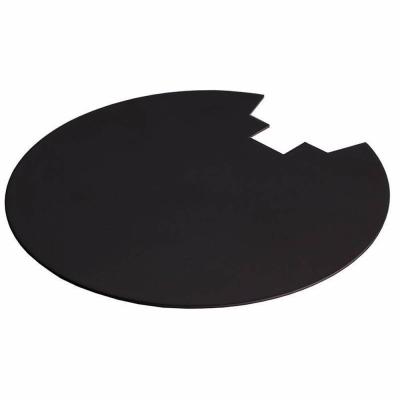 Deko-Light Mechanisches Systemzubehör, Abdeckung Hinten Schwarz für Serie Uni II Max, Höhe: 0.6 mm, Durchmesser