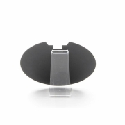 Mechanisches Systemzubehör, Abdeckung Hinten Schwarz für Serie Uni II Max, Höhe: 0.6 mm, Durchmesser