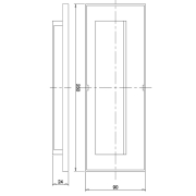 Mechanisches Systemzubehör, Abdeckung Weiß Schräge für Light Base III Outdoor, Tiefe: 250 mm, Breite